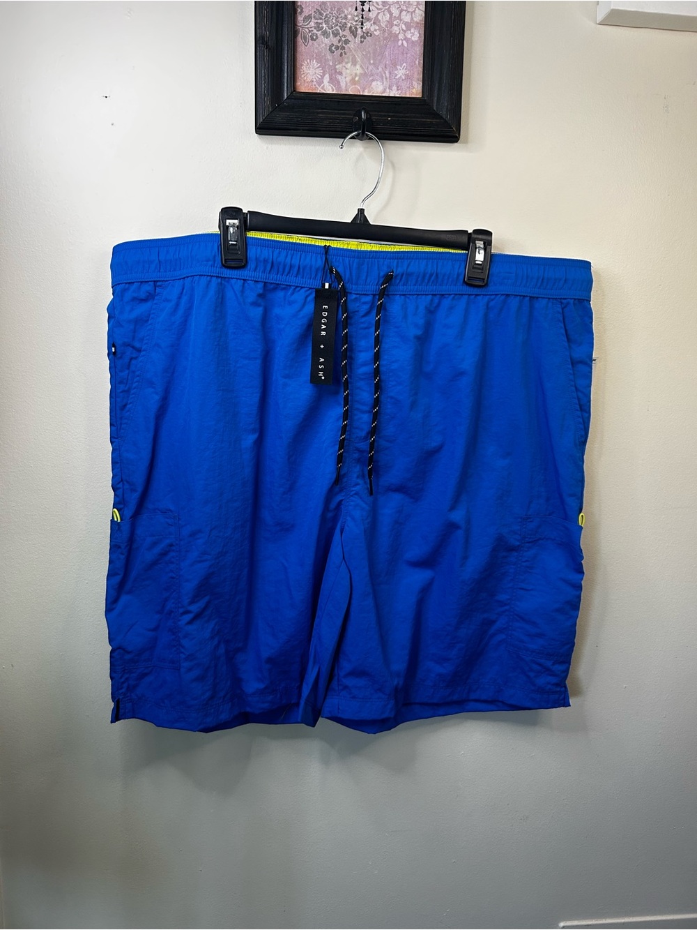 New Blue Nylon Shorts